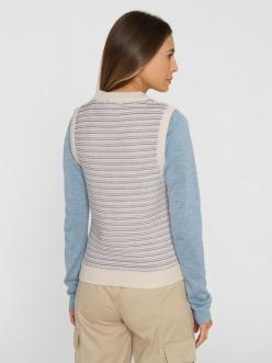 Knowledge Cotton Apparel Relaxed Fit Cotton Knit Vest