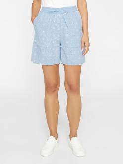 Knowledge Cotton Apparel Embroidery Anglaise Shorts