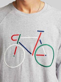DEDICATED Sweatshirt Malmoe Color Bike