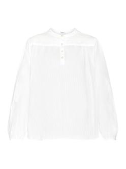 Knowledge Cotton Apparel A-Shape Stripe Structure Shirt