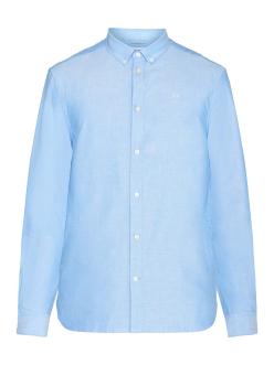 Knowledge Cotton Apparel HARALD Small Owl Oxford Regular Fit Shirt