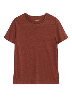 Knowledge Cotton Apparel Reg Linen T-Shirt