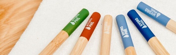 Bambus Zahnbürsten in verschiedenen Farben