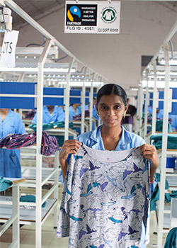 Worker at Assisi Garments